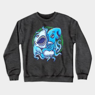 MEGALODON VS KRAKEN Crewneck Sweatshirt